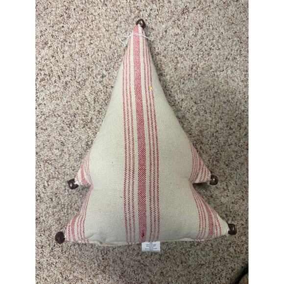 Mud Pie Christmas Shaped Pillow, Tree , approx 15 inches - Picture 4 of 4
